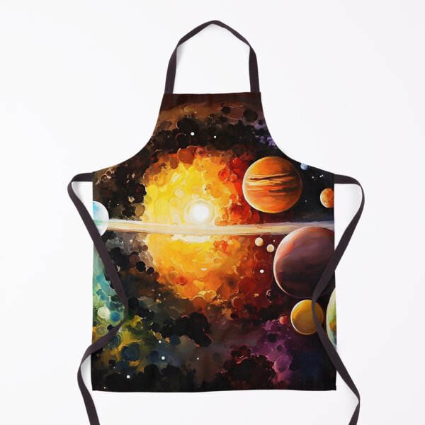 Item preview, Space Galaxy - Solar System - Vibrant Planets - Leonid Afremov Inspired designed and sold by Viperzx.