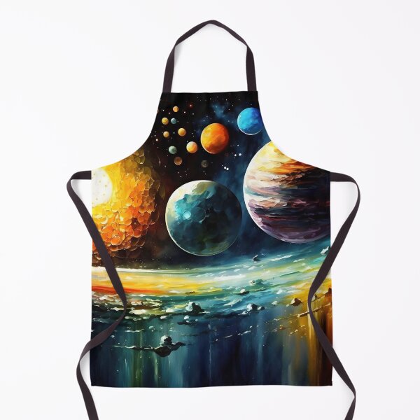 Item preview, Space Galaxy - Solar System - Vibrant Planets - Leonid Afremov Inspired designed and sold by Viperzx.