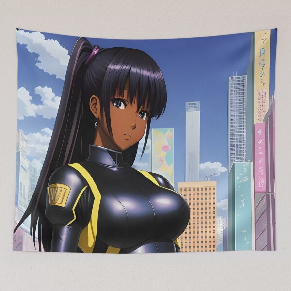 Item preview, Galactic Mall Gworl | Black Anime Girl designed and sold by blackanimemecca.