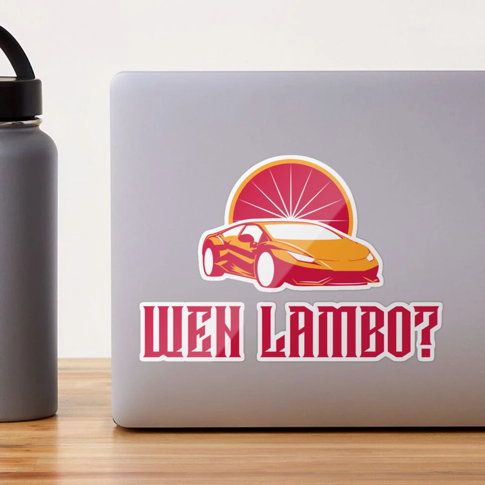 Wen Lambo Meme Funny Crypto