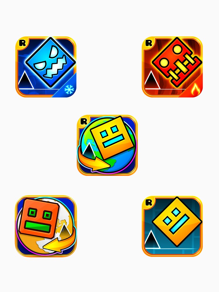 "Geometry dash unblocked level Pack" Tshirt for Sale by xachanani