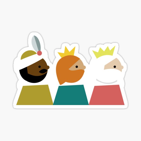 Reyes Magos" Sticker for Sale by soniapascual | Redbubble