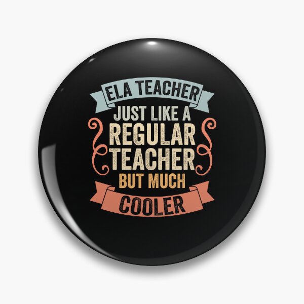Item preview, Vintage ELA Teacher Just Like A Regular Teacher But Cooler designed and sold by Nessshirts.