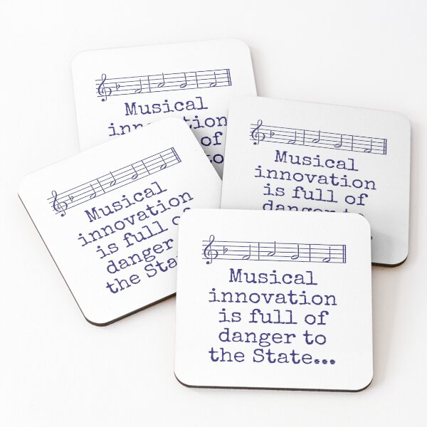 Item preview, Musical Innovation Is Full Of Danger - Music Quote designed and sold by CrankyOldDude.