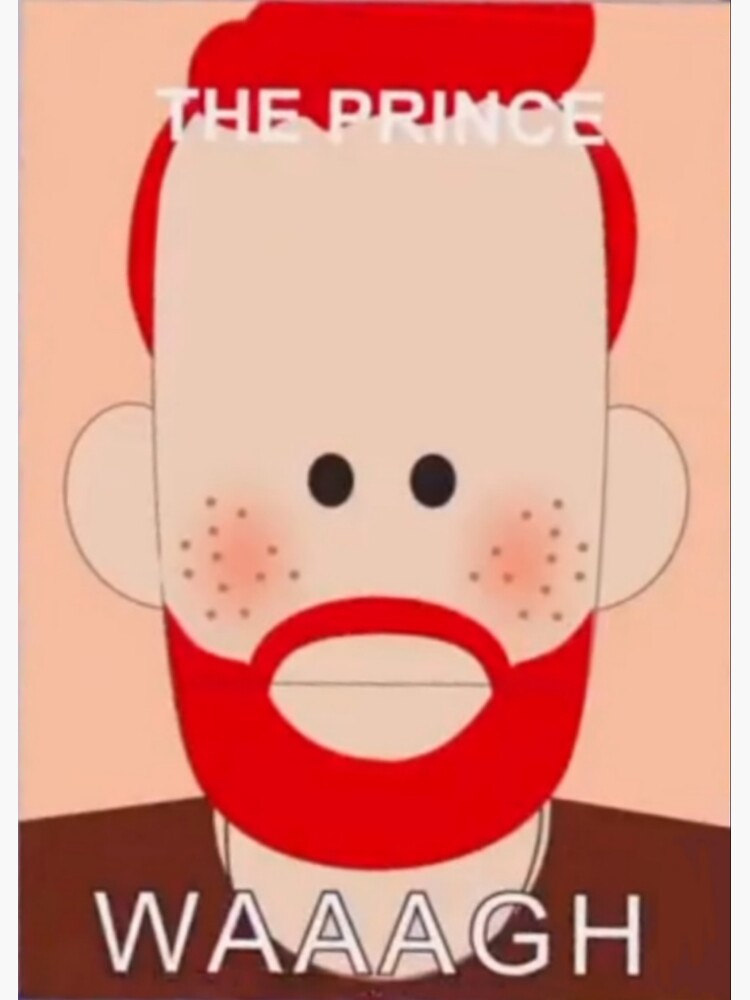 "South Park Prince Harry Waaagh book cover" Sticker for Sale by