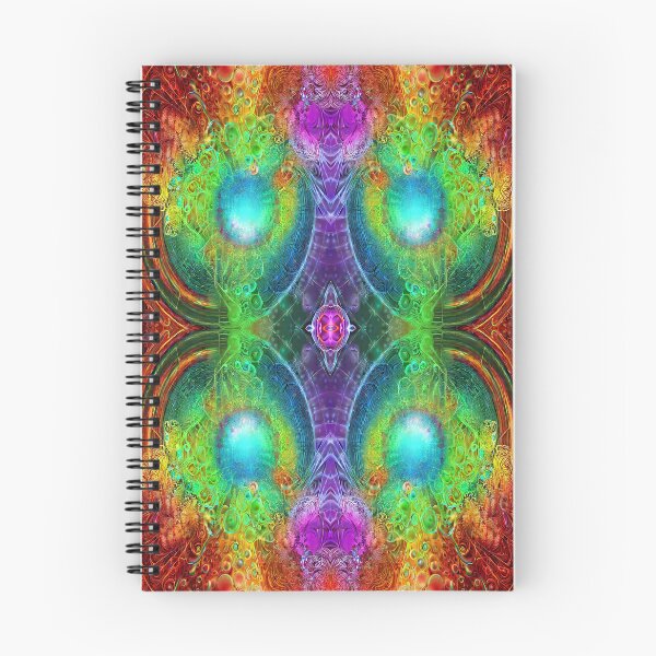 Item preview, Multi Colored Fractal With Bubbles, fantasy art designed and sold by LoneAngel.