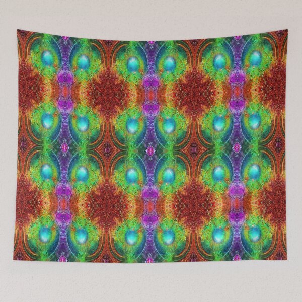 Item preview, Multi Colored Fractal With Bubbles, fantasy art designed and sold by LoneAngel.