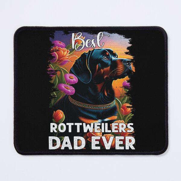 Item preview, Best Rottweiler Dad Ever Funny Vintage Rottie Father designed and sold by Trendy Valley .