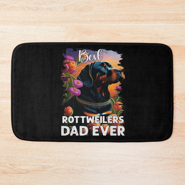 Item preview, Best Rottweiler Dad Ever Funny Vintage Rottie Father designed and sold by Trendy Valley .