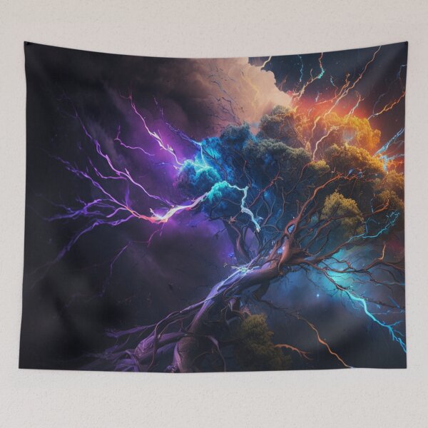 Item preview, Lightning of the Elements by Anakwanar designed and sold by AIKunst.