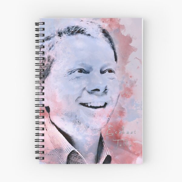Artikelvorschau, Eckhart Tolle Aquarell entworfen und verkauft von Mark Salmon.
