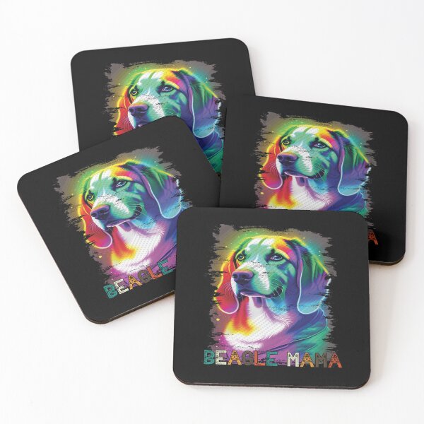 Item preview, Colorful Beagle Mama Cute Dog Mom designed and sold by Trendy Valley .