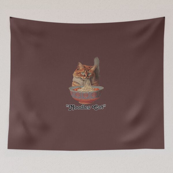 Item preview, Noodles Cat #1 "Ramen Richard" designed and sold by Vaporboy1994.