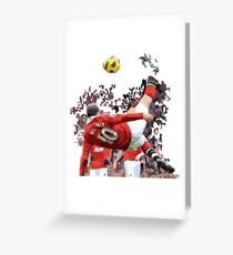 WAYNE ROONEY Greeting Card