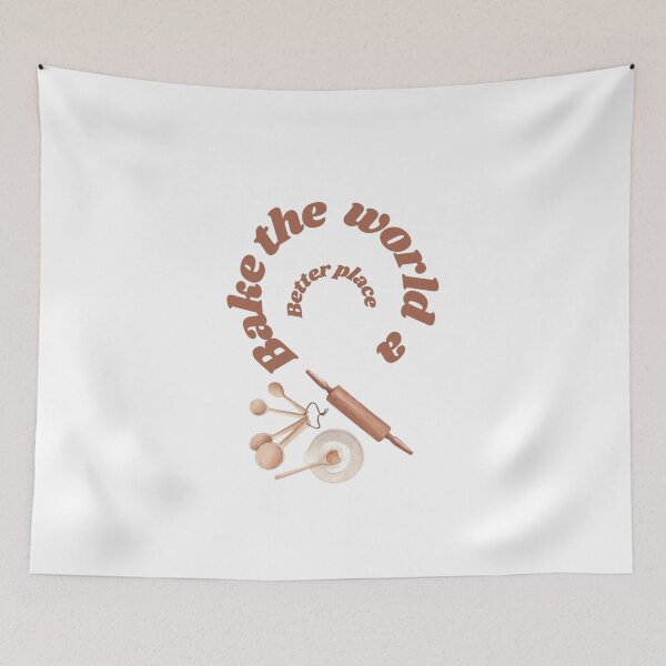Item preview,   Bake the world a better place. designed and sold by Speckledfrog.
