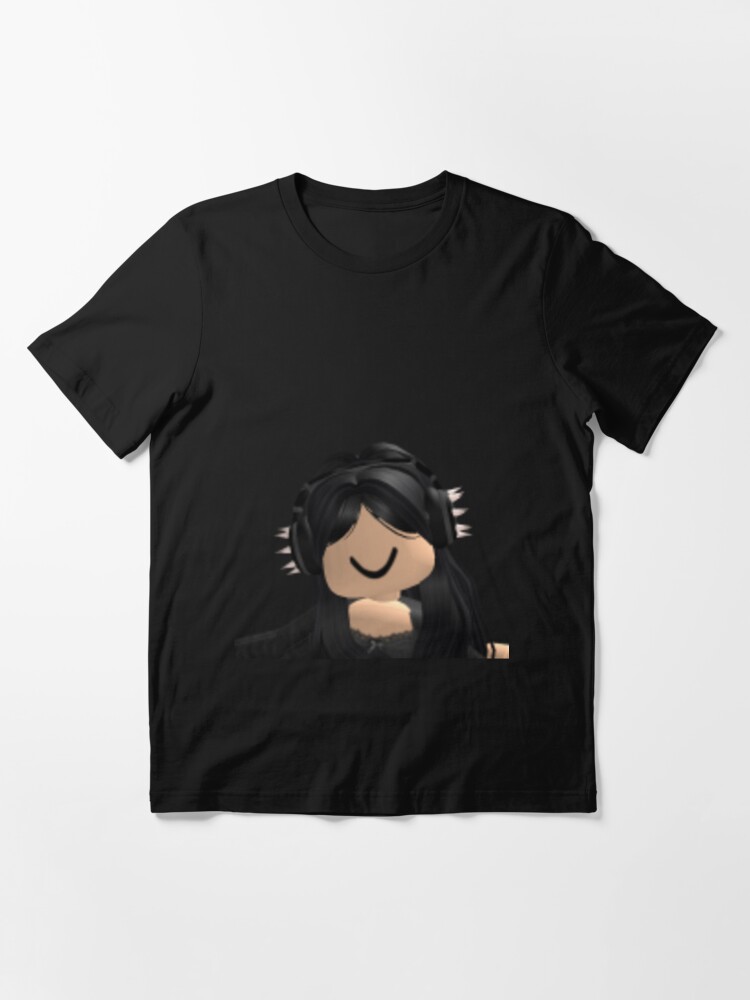 Girl black t-shirt - Roblox