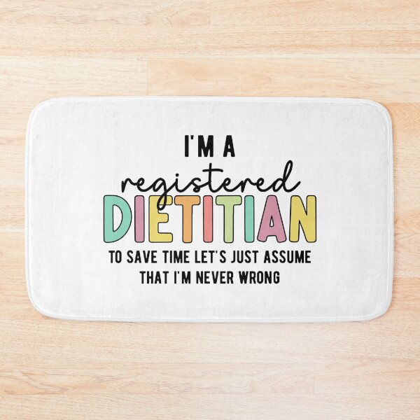 Item preview, RD Registered Dietitian Funny Sayings  | RD Gifts | Funny Gifts for Registered Dietitians designed and sold by Violet Treasures.