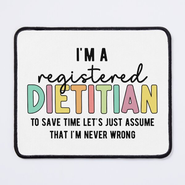 Item preview, RD Registered Dietitian Funny Sayings  | RD Gifts | Funny Gifts for Registered Dietitians designed and sold by Violet Treasures.
