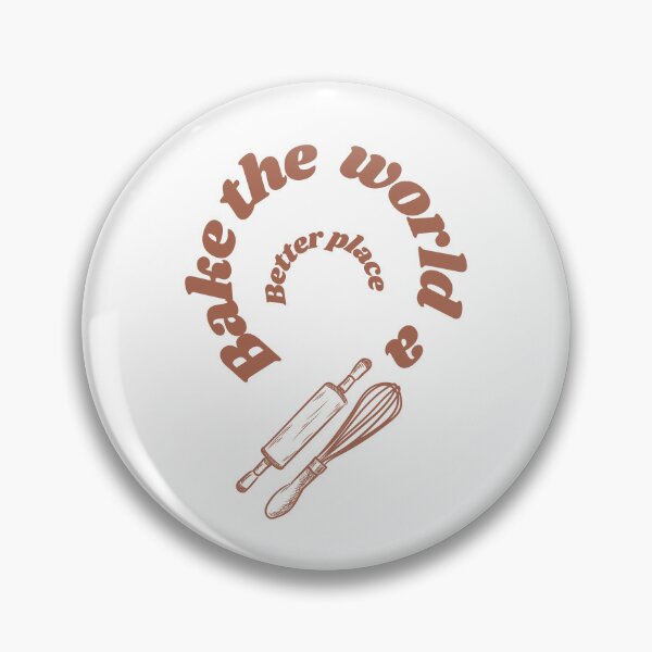 Item preview,   Bake the world a better place designed and sold by Speckledfrog.