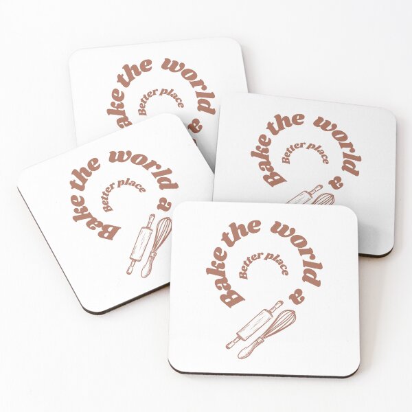 Item preview,   Bake the world a better place designed and sold by Speckledfrog.