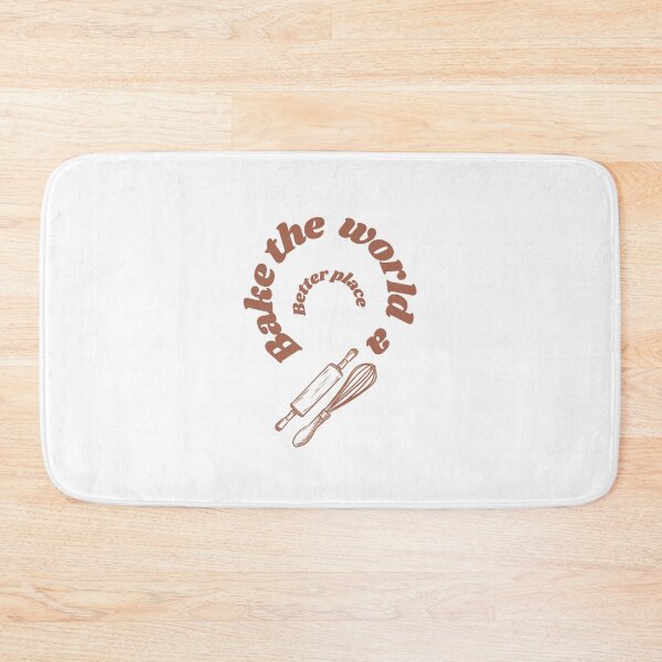 Item preview,   Bake the world a better place designed and sold by Speckledfrog.
