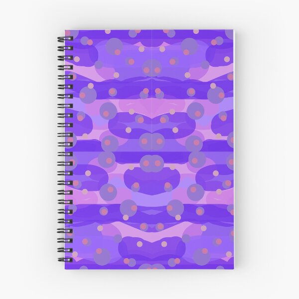 Item preview, Dance of purple dots of different sizes designed and sold by borabiii.