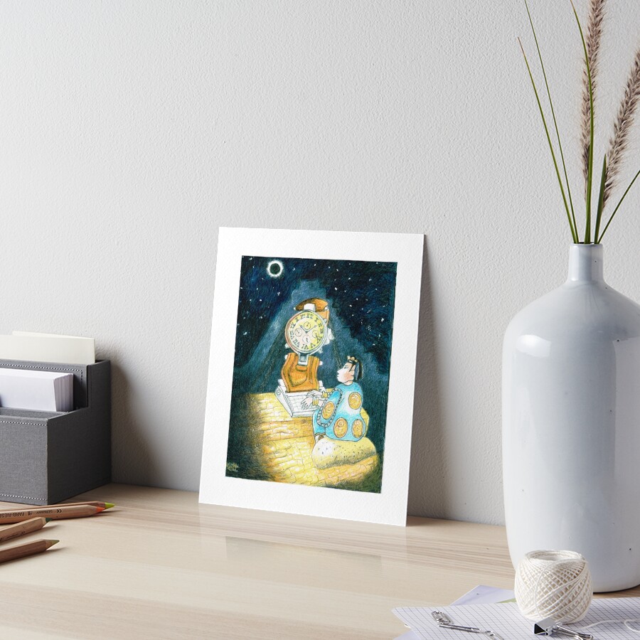 Item preview, Art Board Print designed and sold by red2000.