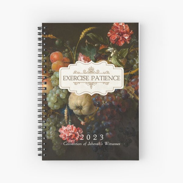 EXERCISE PATIENCE (VINTAGE FRUITS) Spiral Notebook