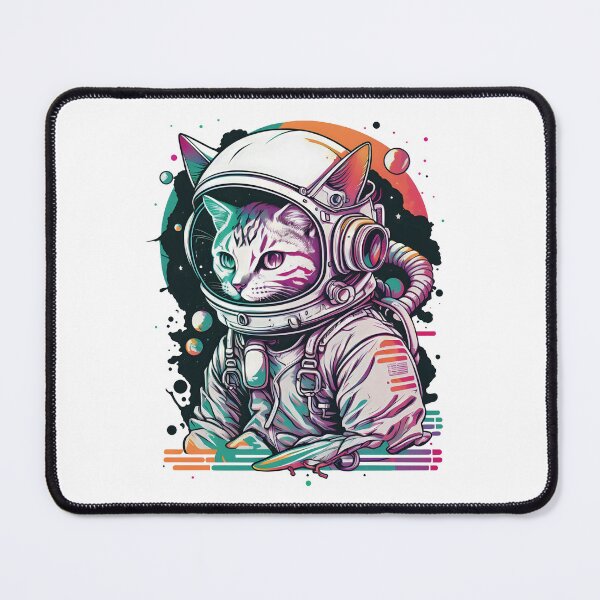 Item preview, astronaut cat designed and sold by mrfelpu.