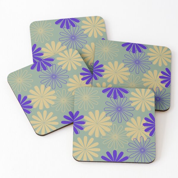 Item preview, Minimalist Daisies Floral Surface Pattern designed and sold by PBJArt.