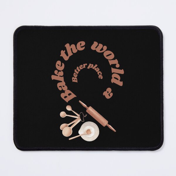Item preview, Bake the world a better place designed and sold by Speckledfrog.