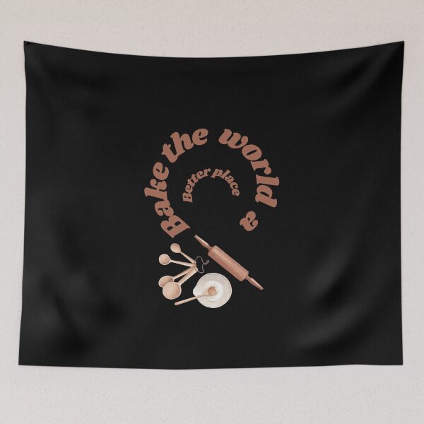 Item preview,    Bake the world a better place designed and sold by Speckledfrog.