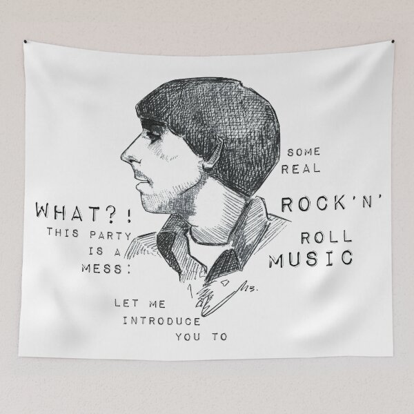 Item preview, Keith Moon Profile - Graphic Portrait (with lyrics!) designed and sold by ModMuzik.