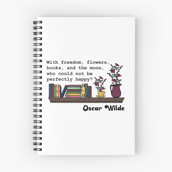 Aperçu de l'œuvre Liberté, Fleurs, Livres - Oscar Wilde créée et vendue par irishorbust.