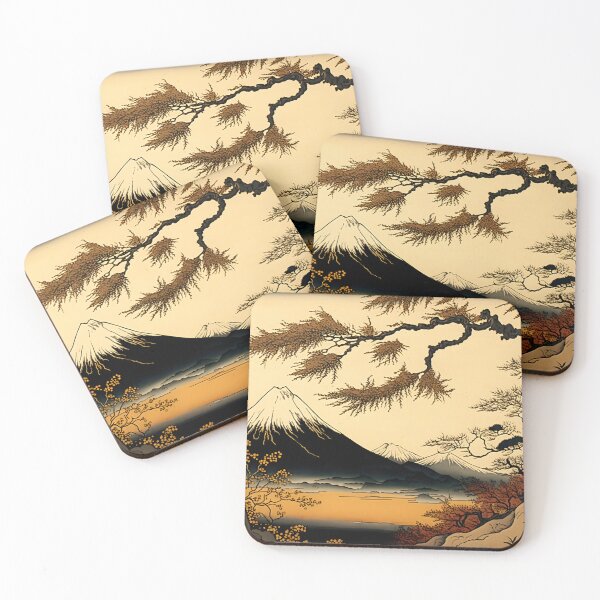 Item preview, Japanese Mountain Landscape - Ukiyo-e Style designed and sold by Viperzx.