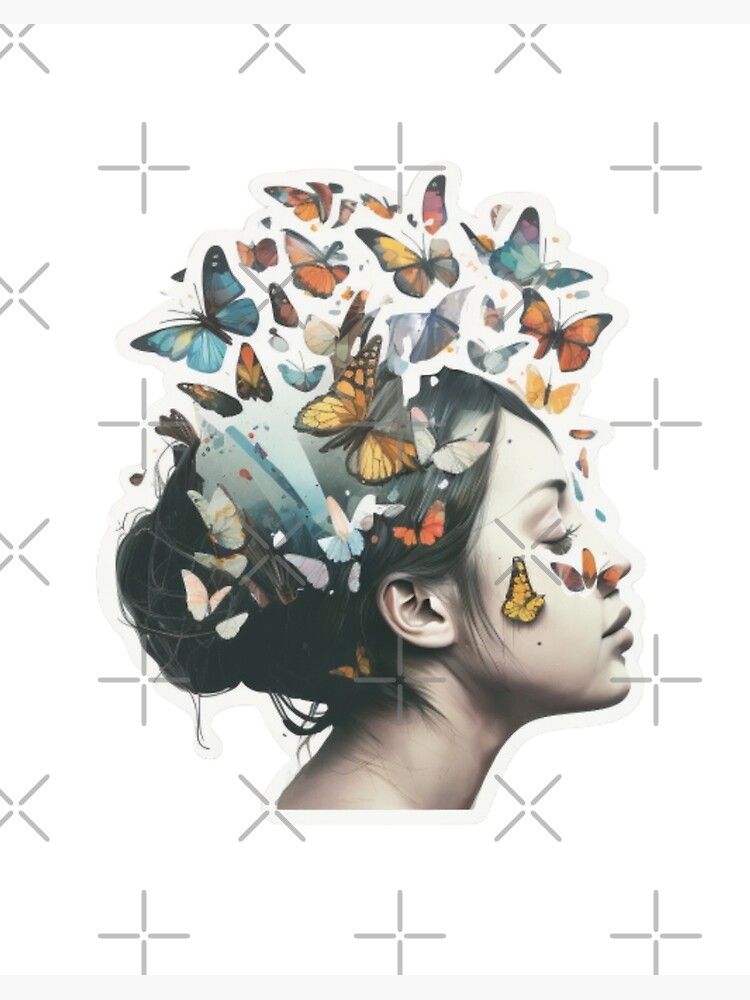 Butterfly Girl Art Print – Meenal Patel Studio