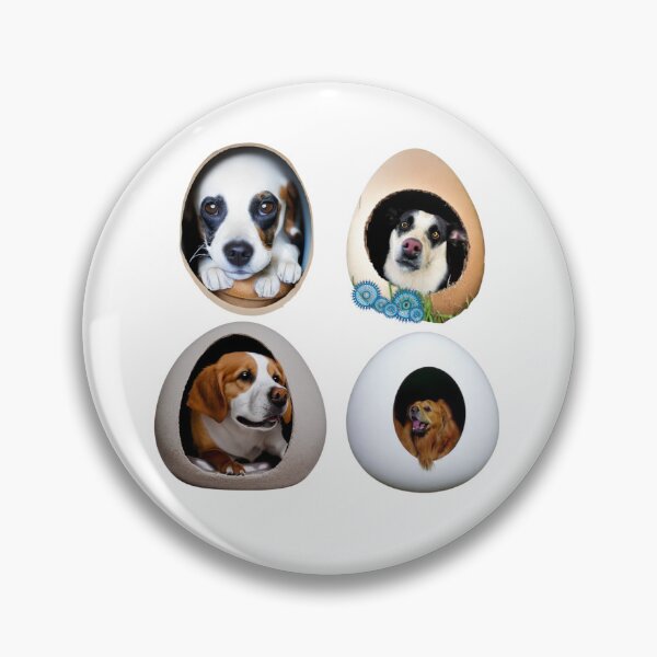 Item preview, Cute dogs in the eggs designed and sold by CzartyMarty.