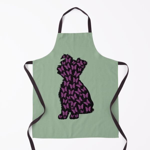 Item preview, Yorkshire Terrier Dog Silhouette with Butterflies designed and sold by SeasonalDogs.
