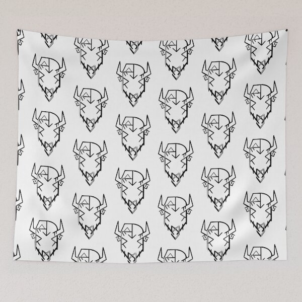 Item preview, American Buffalo Head - Runic Bison head designed and sold by Hunterbone.