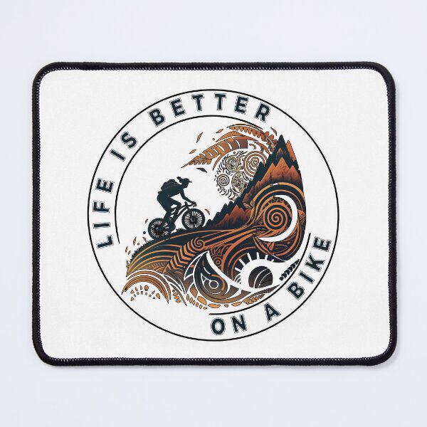 Item preview, Life is Better on a Bike - A Cycling Design designed and sold by Mindful-Designs.