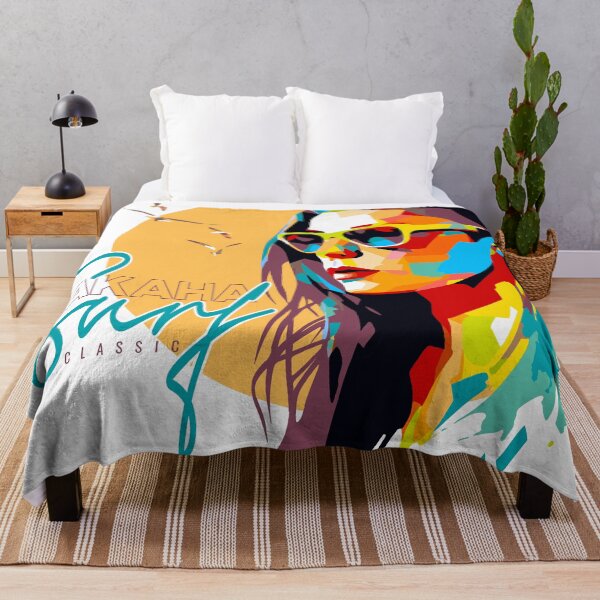 Item preview, Hawaii Summer Surf Girl in Sunglasses Design designed and sold by GraphicAlchemy.
