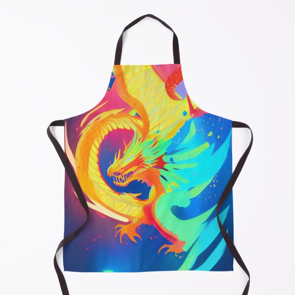 Item preview, Colorful Hippie Popculture Beautiful Dragon  designed and sold by ShopSunday.