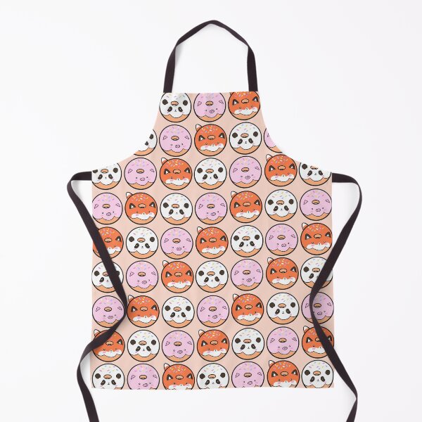 Item preview, Cute Donuts animals pattern pig, fox and panda  designed and sold by Yarafantasyart.