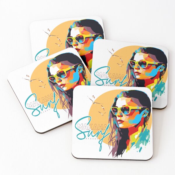 Item preview, Hawaii Summer Surf Girl in Sunglasses Design designed and sold by GraphicAlchemy.