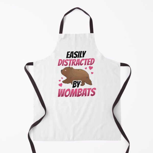 Item preview, Wombat easily distracted Australia marsupial designed and sold by madgrfx.