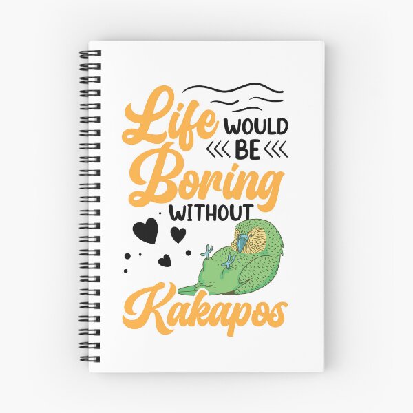 Item preview, Boring without a Kakapo New Zealand parrot designed and sold by madgrfx.