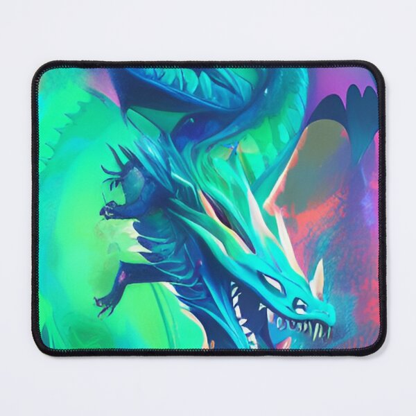 Item preview, Colorful Hippie Popculture Popart Trippy Dragon designed and sold by ShopSunday.