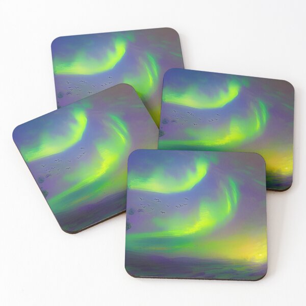 Item preview, A Flock of Seagulls - Aurora Borealis designed and sold by Kawaii Girl.
