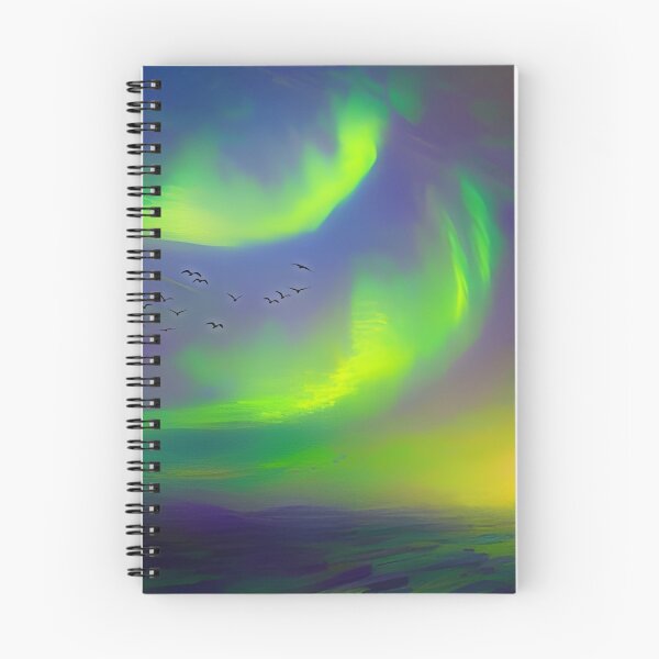 Item preview, A Flock of Seagulls - Aurora Borealis designed and sold by Kawaii Girl.
