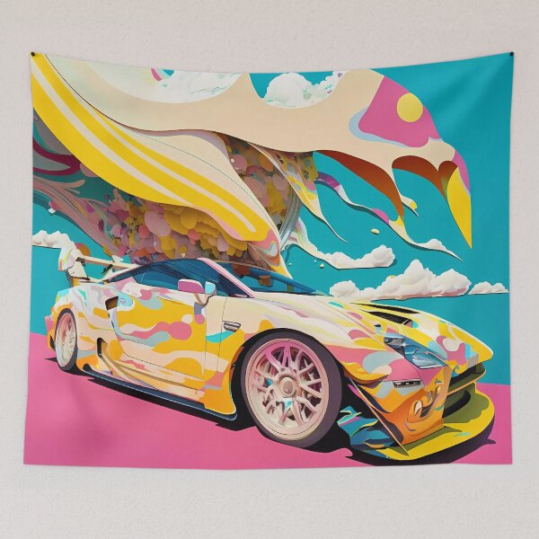 Item preview, Abstract Racecar designed and sold by Esoteric Designs.